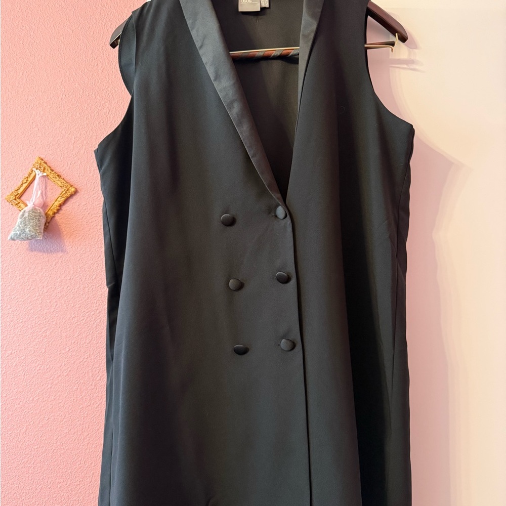 ASOS Black Tux Dress